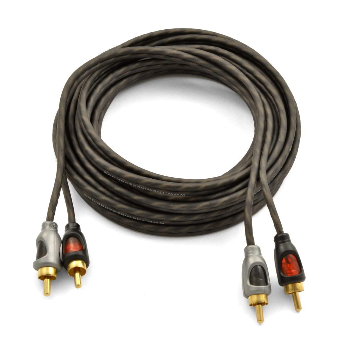 The Wires Zone Car Audio 4 Gauge Flexible Wire & Cable Complete Amplifier Install Wiring Amp Kit