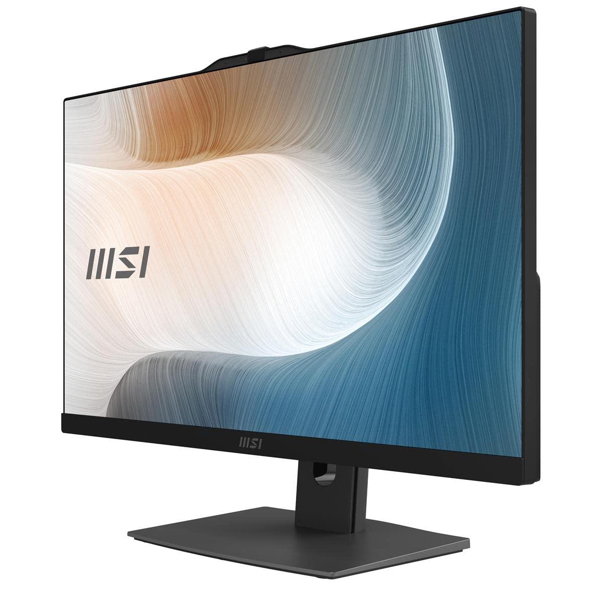 MSI MSI Modern AM242TP AIO Desktop, 23.8" FHD Touchscreen, Intel Core i7-1260P, 16GB Memory, 512GB SSD, WiFi 6, BT 5.1, FHD Webcam, Black, Windows 11 Home Plus (12M-053US)
