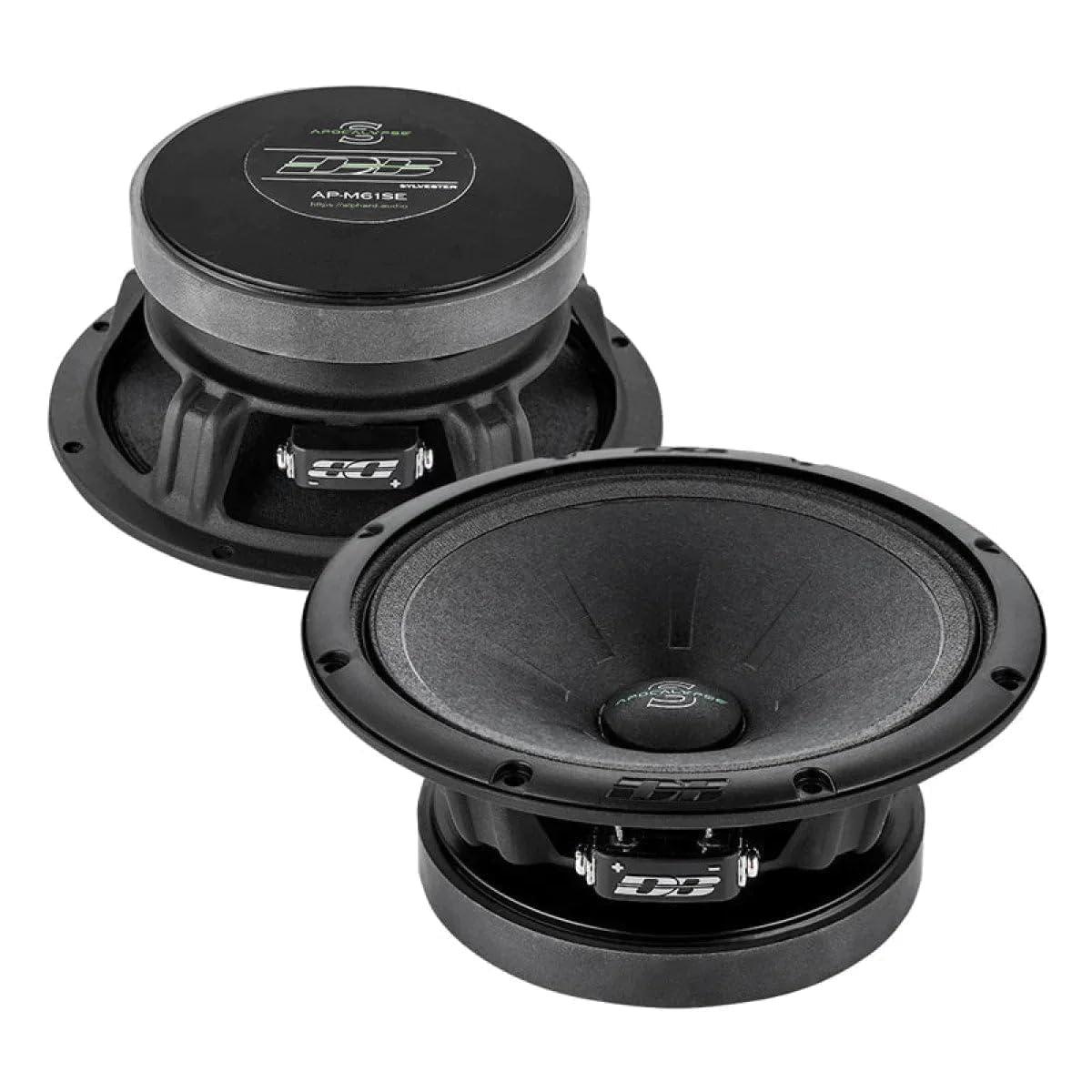 Apocalypse Apocalypse AP-M61SE 6.5" 260 W Max 4 Ohm Stereo Car Audio Midrange Speakers
