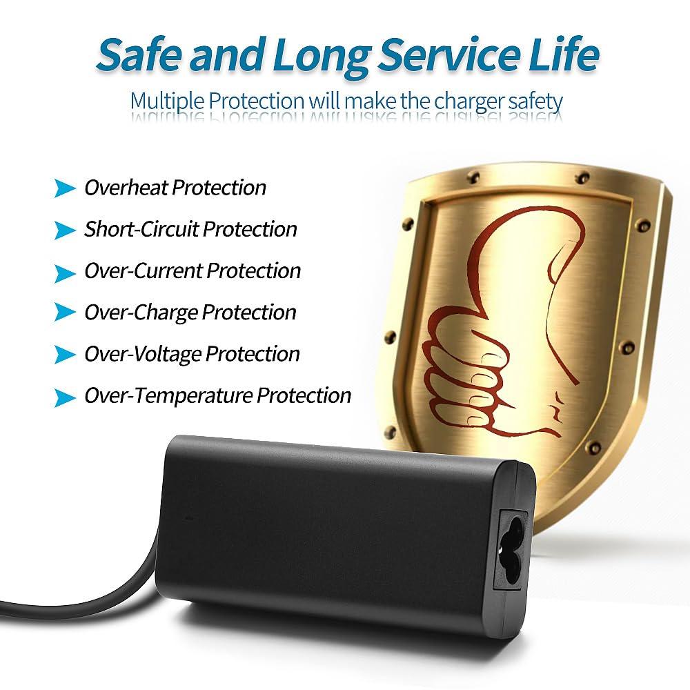 ANVMSRO New Genuine 45W AC Power Charger Fit for Dell Inspiron 11 13 14 15 3000 5000 7000 Series 3552 3555 3558 3565 3567 5551 5552 5555 5558 5559 5565 5567 5568 5578 7558 7568 7569 7579 Laptop LA45NM140