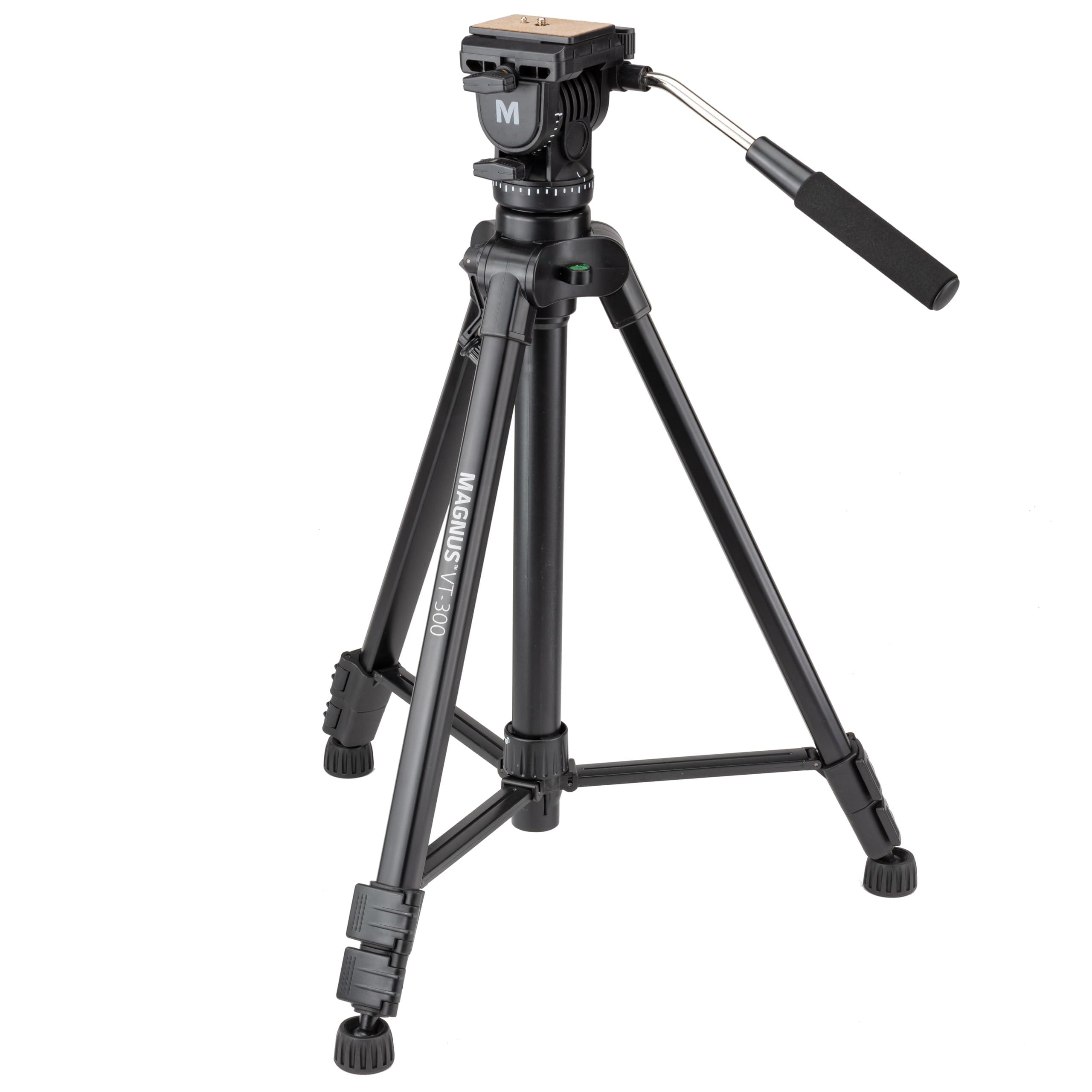 Magnus Magnus VT-300 Video Tripod with Fluid Head