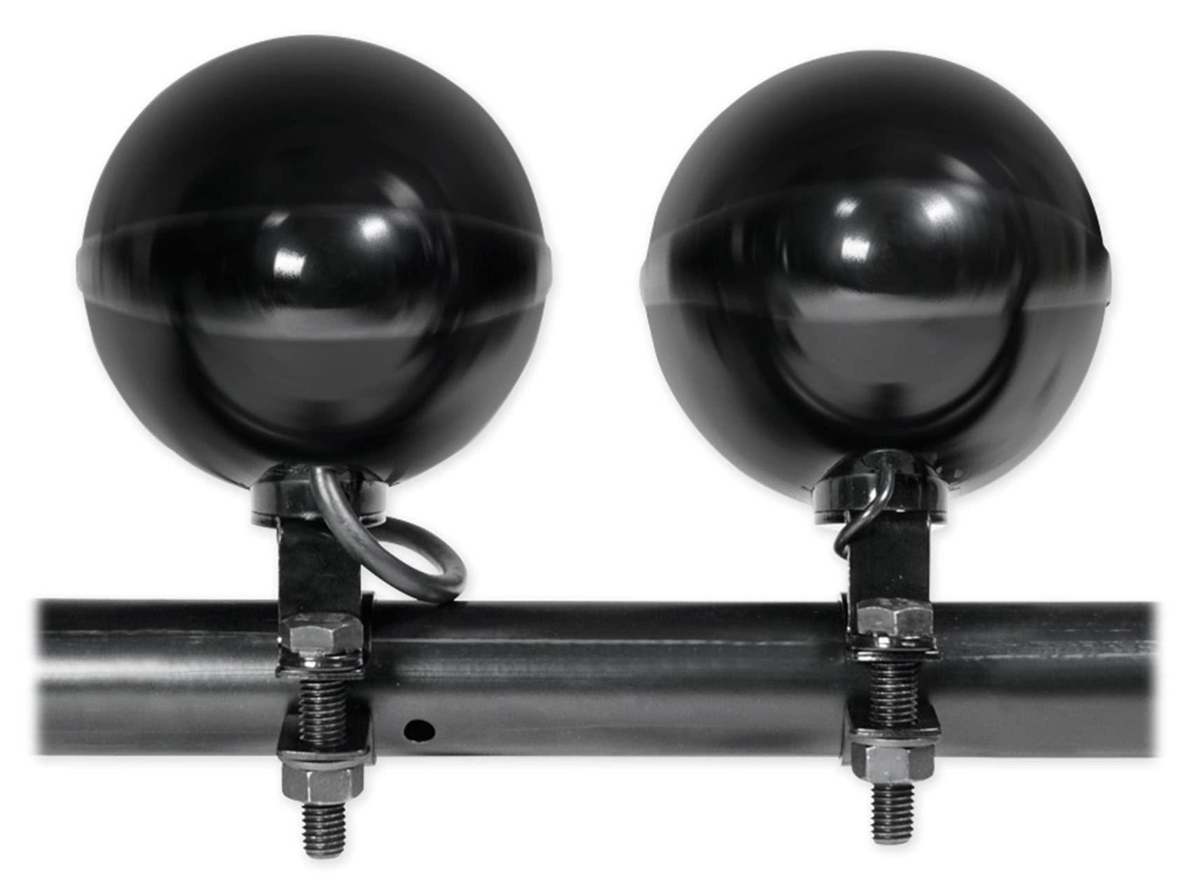 Rockville Rockville rocknride (2) RockNRide 3" Powered Bluetooth Metal Motorcycle Handlebar Speakers, Black