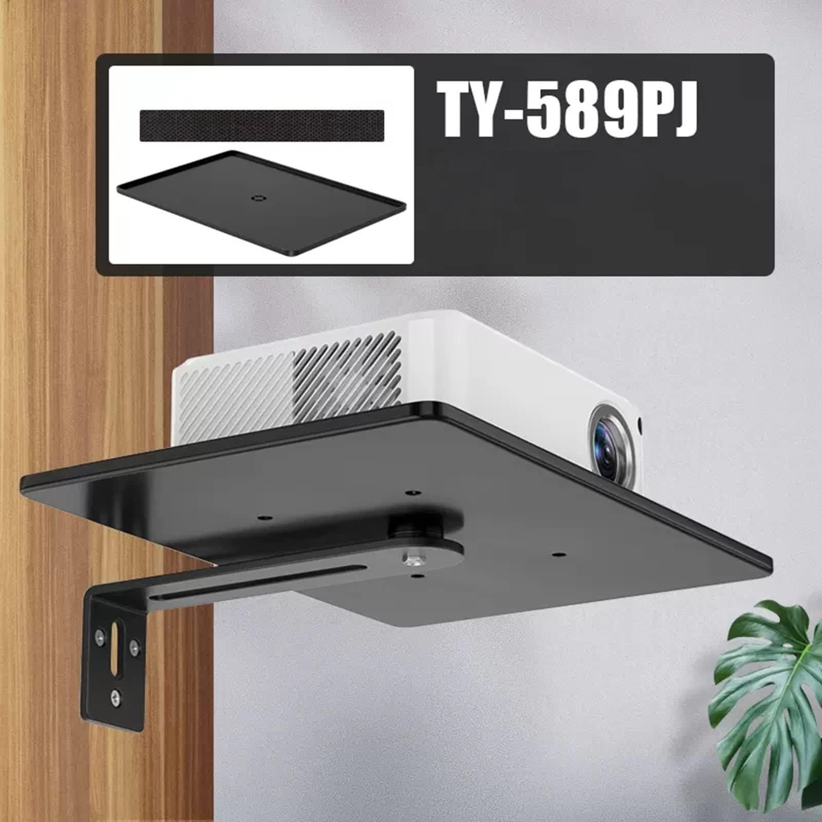 DYPASA DYPASA Projector Mount Projector Bracket Wall Mounted with Tray Training Universal Pan Tilt Adjustment BedHead Shelf Meeting Projector Shelf Ceiling Mount with Tray