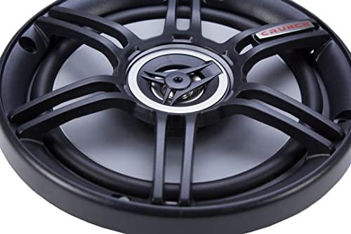 Crunch Crunch CS-65CXS 300 Watts 6.5-Inch Coax Shallow 4 Ohms CS Car Speakers, Black (4 Pack)