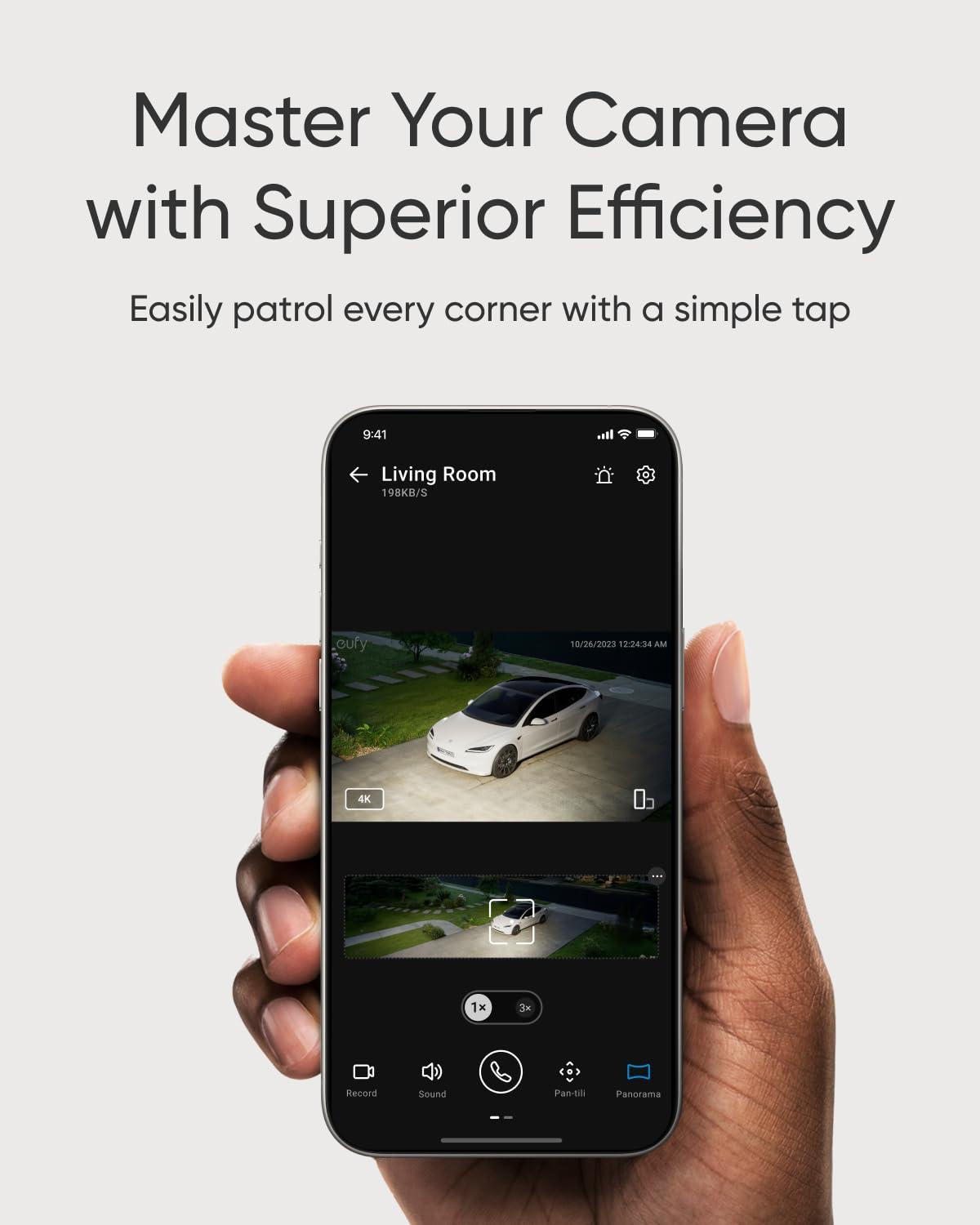 eufy Security eufy Security S380 HomeBase (HomeBase 3),eufy Edge Security Center + Floodlight Camera E30, Security Camera Outdoor, 360 Pan and Tilt, 2K Video