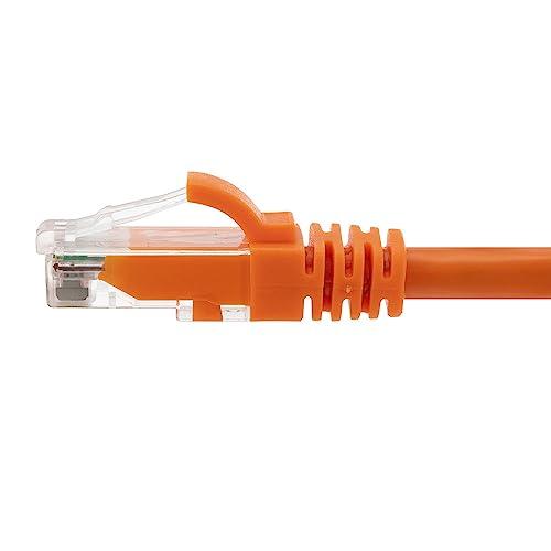 NavePoint NavePoint Patch Cable, CAT6, UTP, 24AWG/7 * 0.18 MM, 5 Ft, 10 Pack, Orange