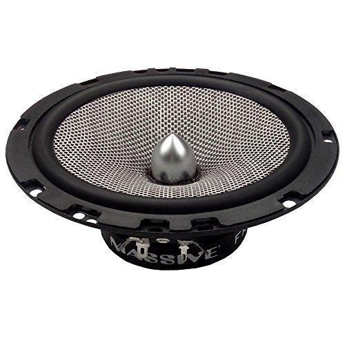 Massive Audio Massive Audio FK6-6.5 Inch, 320 Watts Max Hi Quality Component Speakers, FK Series, 20mm Aluminum Dome Ferro Fluid, 12dB Linkwitz–Riley Crossover, 4 Ohm (Sold AS Pair)
