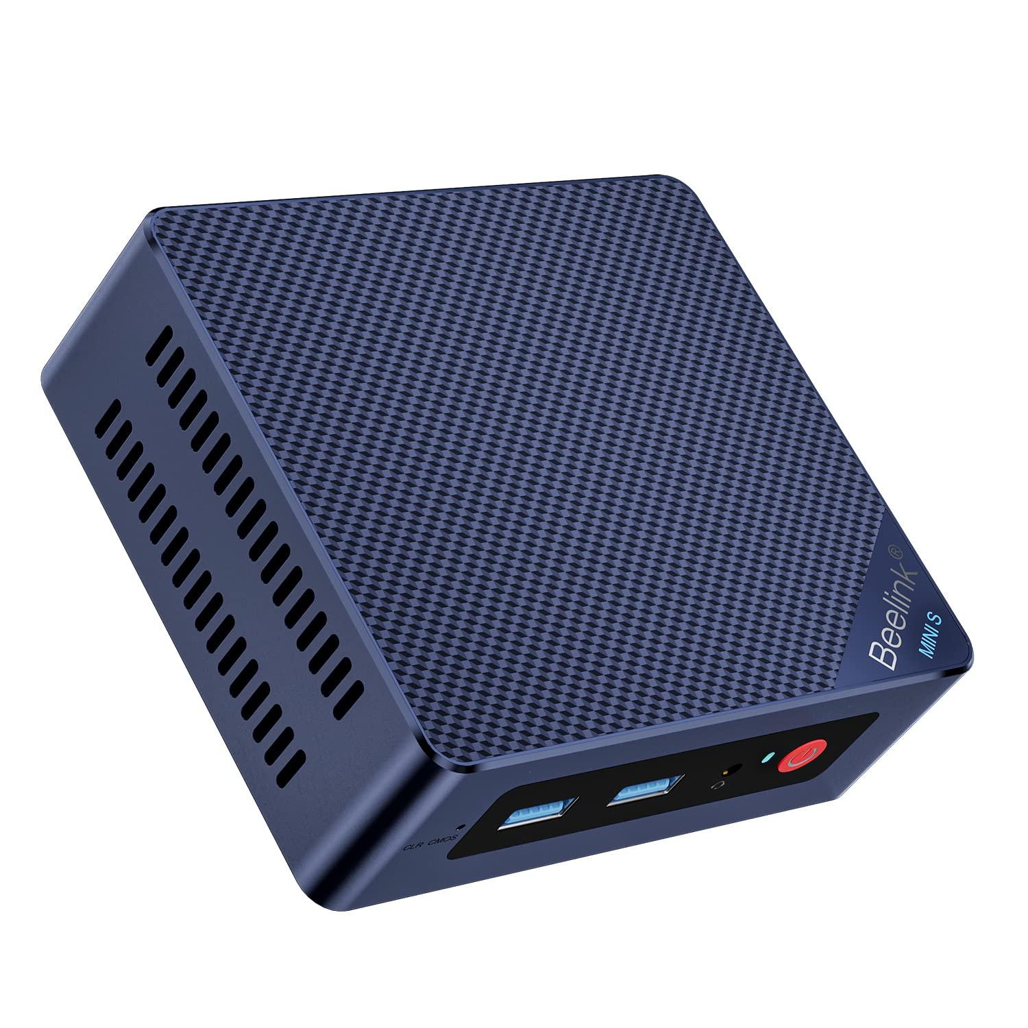 Beelink Beelink Mini S12 Pro Mini PC - 12th Gen Intel N100 (Up to 3.4GHz), 16GB DDR4, 500GB SSD, 4K Dual Display, WiFi 6, BT 5.2, 1000Mbps LAN - Low Power Mini Desktop Computer