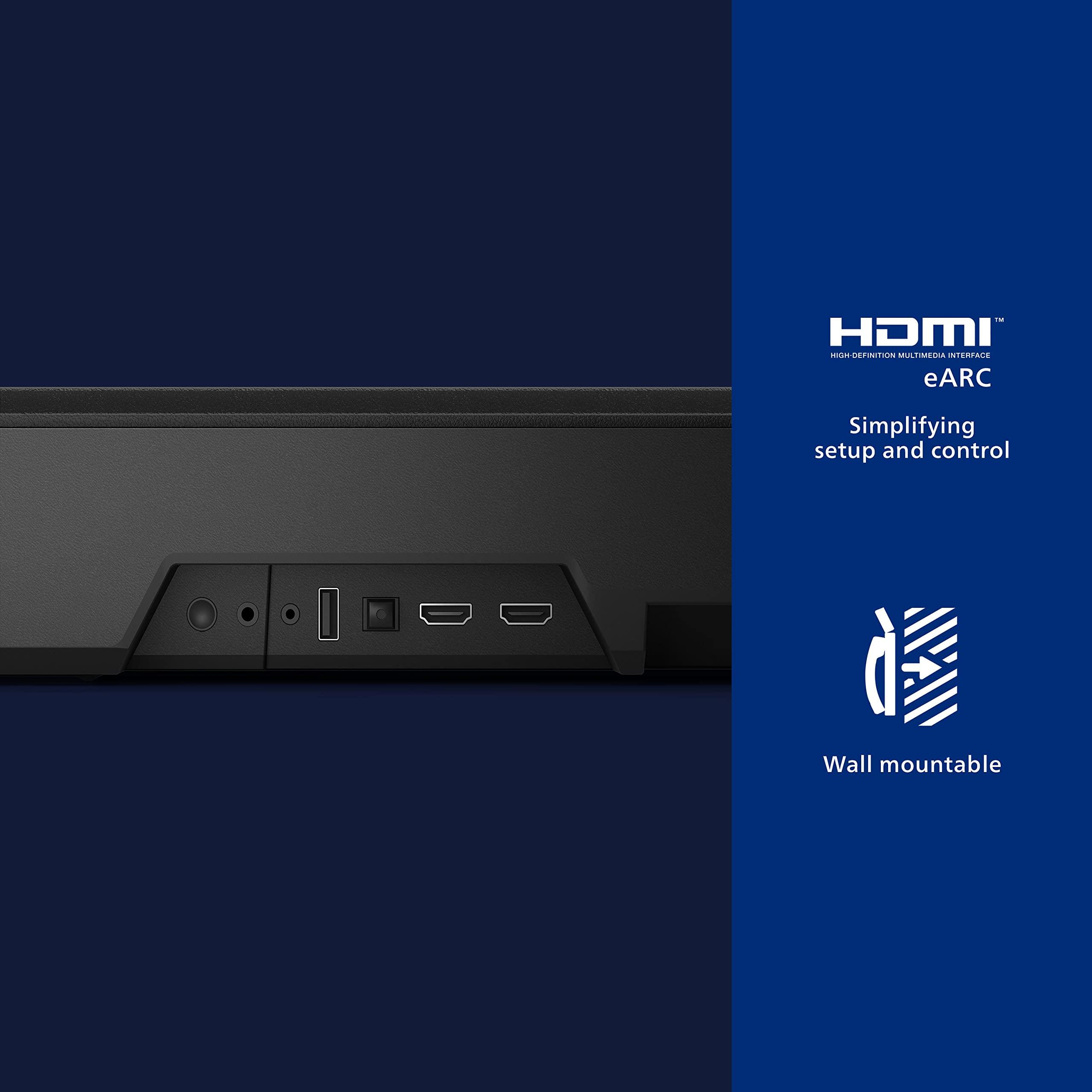 PHILIPS PHILIPS Fidelio FB1 7.1.2-Channel Surround Sound Soundbar with Integrated Dolby Atmos and Subwoofer + DTS Play-Fi, All-in-One, Premium Design and Materials