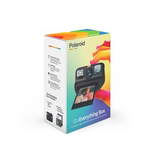Polaroid Polaroid Go Everything Box Black Camera and Black Frame Instant Film Bundle (6215)