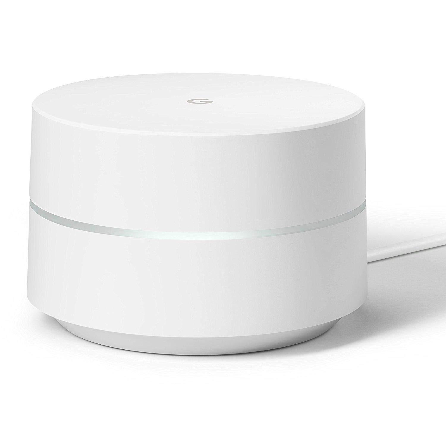 Google Google WiFi System, 1-Pack - Router Replacement for Whole Home Coverage - NLS-1304-25,white