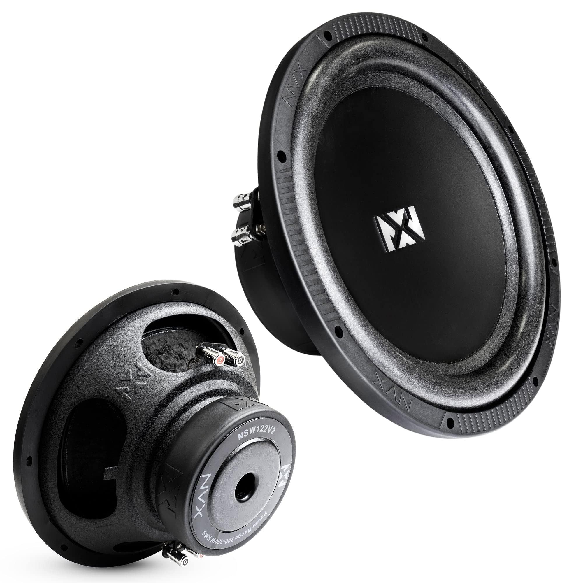 NVX NVX NSW122v2 350W N-Series V2 12\" Dual 2-Ohm Car Subwoofer