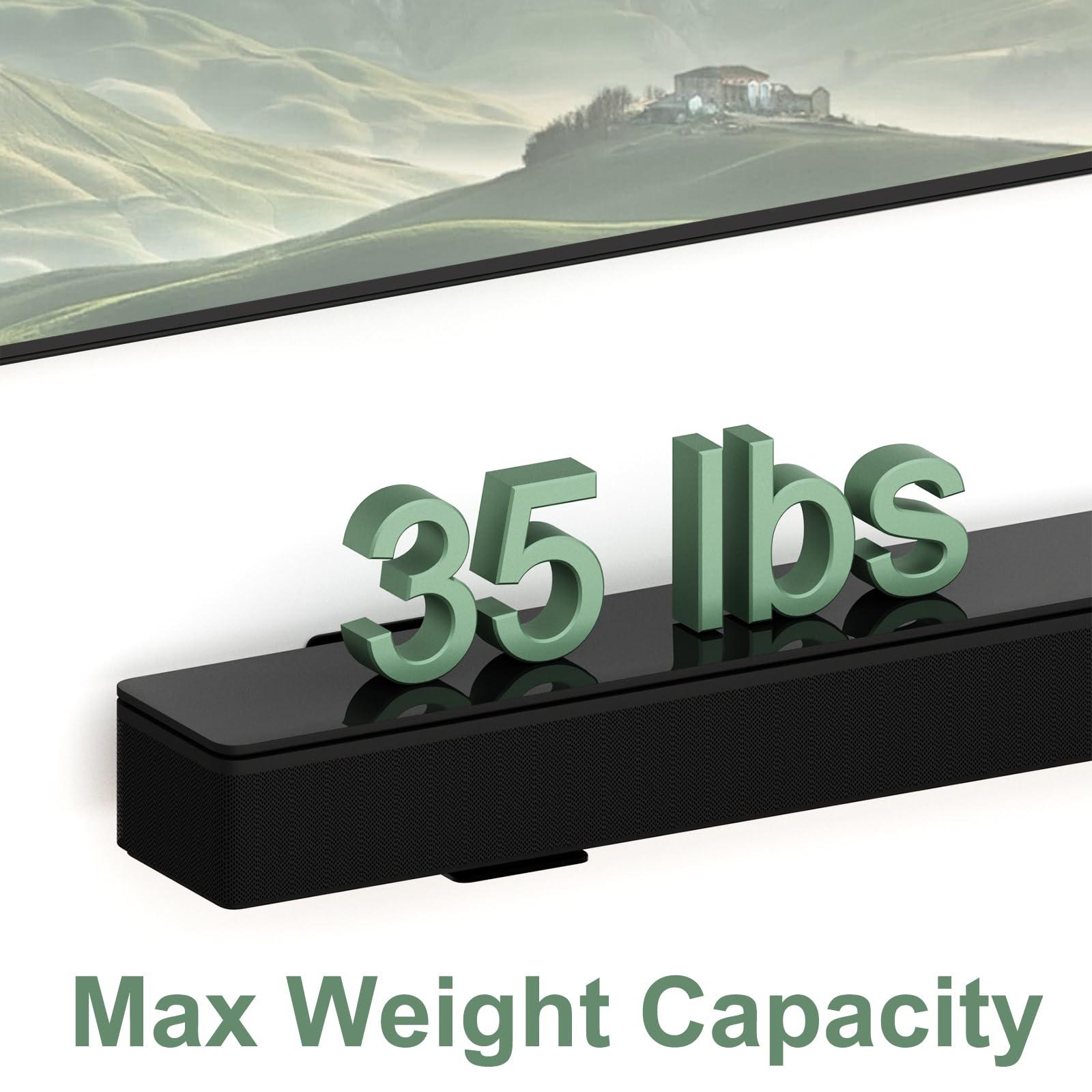 Dinghosen Dinghosen Soundbar Wall Mount for Bose WB-300 SoundTouch 300 Soundbar 500 Soundbar 600 Soundbar 700 Soundbar 850 Soundbar 900 Soundbar 950 for Bose Soundbar Mount, for Bose Soundbar Mounting Bracket