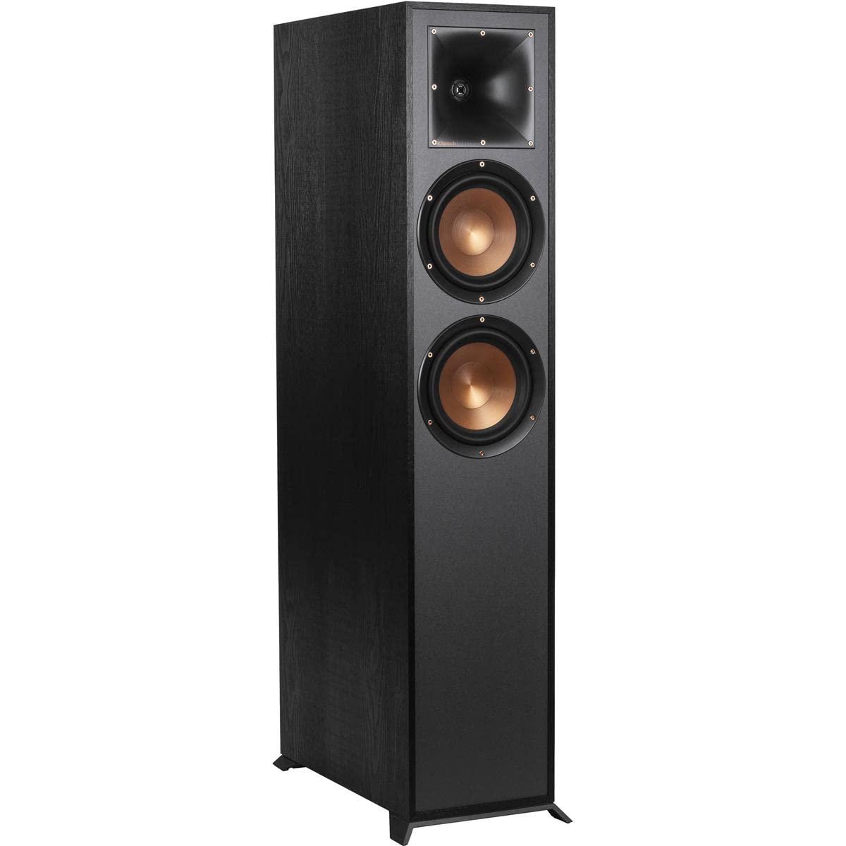 Klipsch Klipsch R-625FA Powerful Detailed Floorstanding Single Home Speaker Black