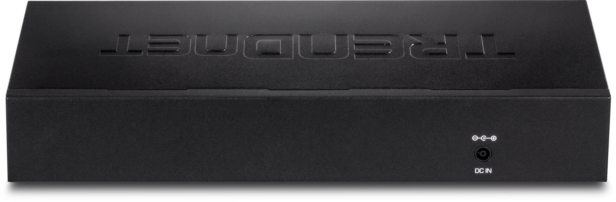 TRENDnet TRENDnet 10-Port Gigabit Web Smart PoE+ Switch, 8 x Gigabit PoE+ Ports, 2 x SFP Slots, Vlan, QoS, IPv6 Support, 20Gbps Switching Capacity, 75W PoE Power Budget, Lifetime Protection, Black, TPE-082WS