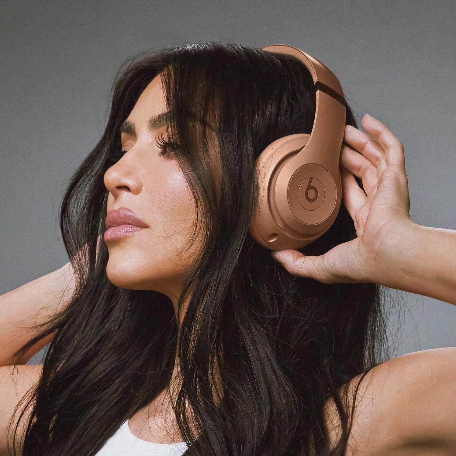 Beats Beats Studio Pro x Kim Kardashian Bluetooth Noise Cancelling Headphones,Personalized Spatial Audio, USB-C Lossless Audio, Apple & Android Compatibility, Up to 40 Hours Battery Life - Dune