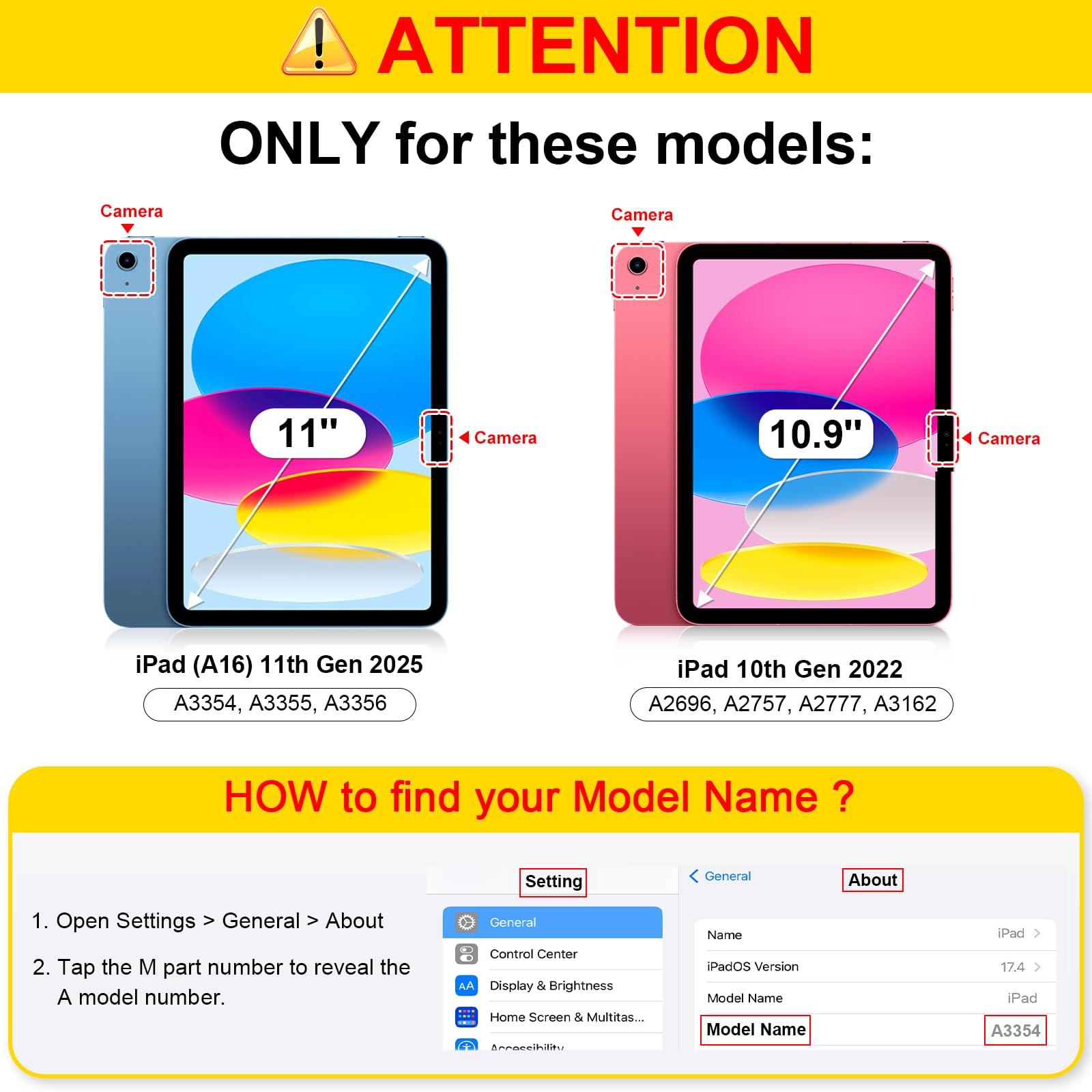 Fintie Fintie Case for iPad (A16) 11th Generation 11 Inch (2025), iPad 10th Generation 10.9 Inch (2022), Multi-Angle Viewing Protective Stand Cover with Pencil Holder & Pocket, Sunflowers