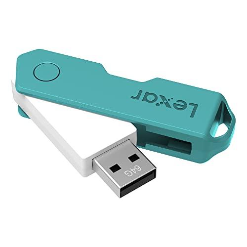 Lexar Lexar JumpDrive TwistTurn2 USB 2.0 Flash Drive, 32GB, Assorted Colors, LJDTT2-32GABOD20