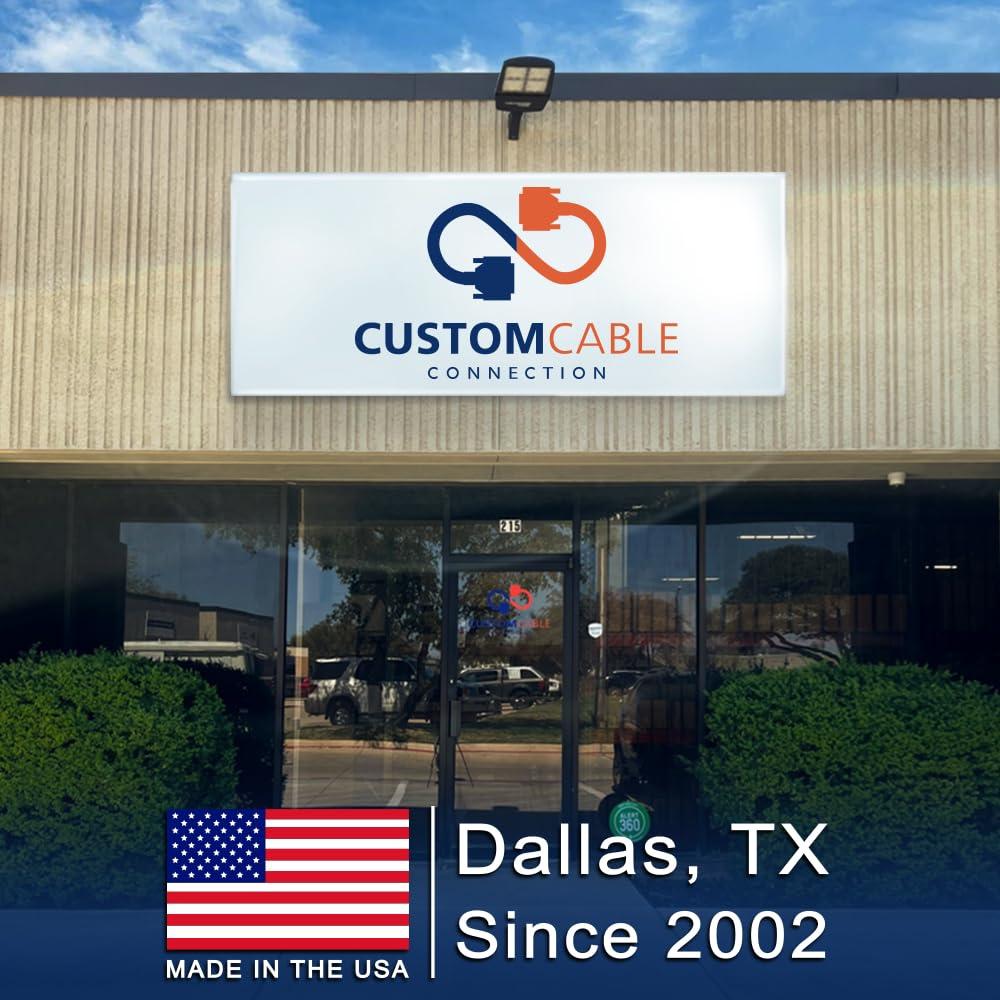 Custom Cable Connection Custom Cable Connection 16 AWG 2 Conductor Stranded Shielded Plenum Cable White CL3P Jacket for Security/Alarm/Access Control/Sound - 100 Foot Roll in a bag