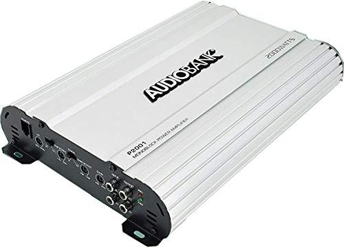 Audiobank udiobank P2001 Monoblock 2000 Watts Peak Power Amp Class AB Car Audio Amplifier Heavy-Duty Aluminum Alloy Heatsink | Class A-B Operation Remote On/Off Circuit -2nd Gen