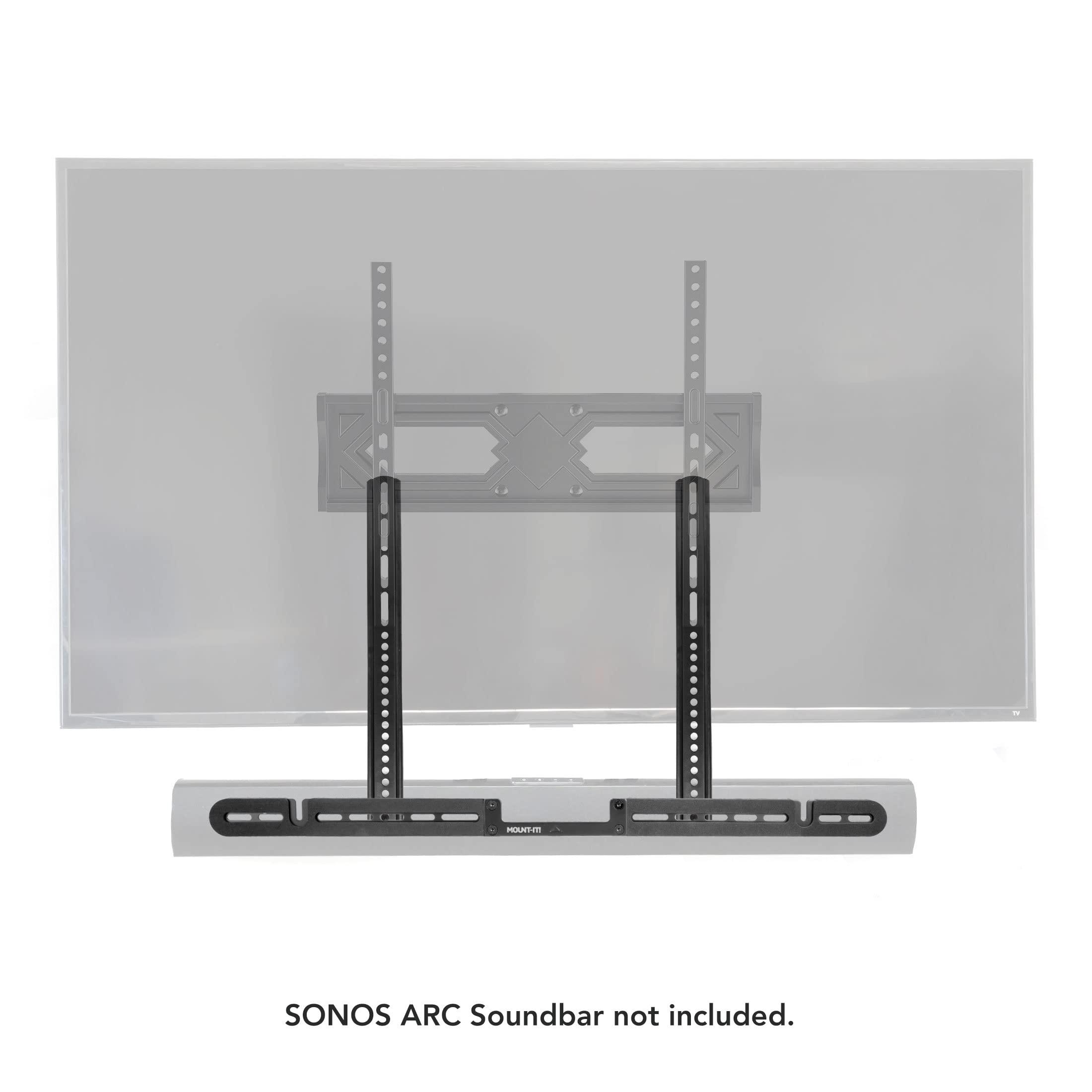 Mount-It! Mount-It! TV Speaker Bracket Compatible with Sonos Arc Soundbars | Soundbar Mount for TV to Achieve Directional Sound All Around, Designed for Compatibility with Sonos Arc
