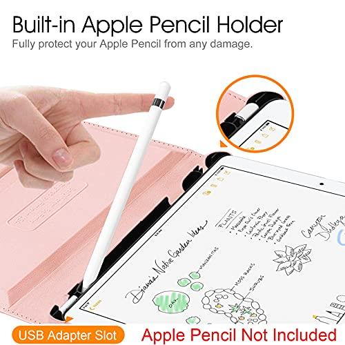 Fintie Fintie Rotating Case for iPad Air (3rd Gen) 10.5" 2019 / iPad Pro 10.5" 2017 with Built-in Pencil Holder - 360 Degree Rotating Stand Protective Cover, Auto Sleep / Wake (Rose Gold)