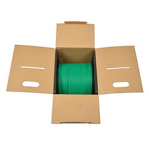 Tripp Lite TRIPP LITE Cat6 Bulk Solid-Core Cable, Plenum-Rated PVC (CMP), Gigabit, Green, 1000' (N224-01K-GN)