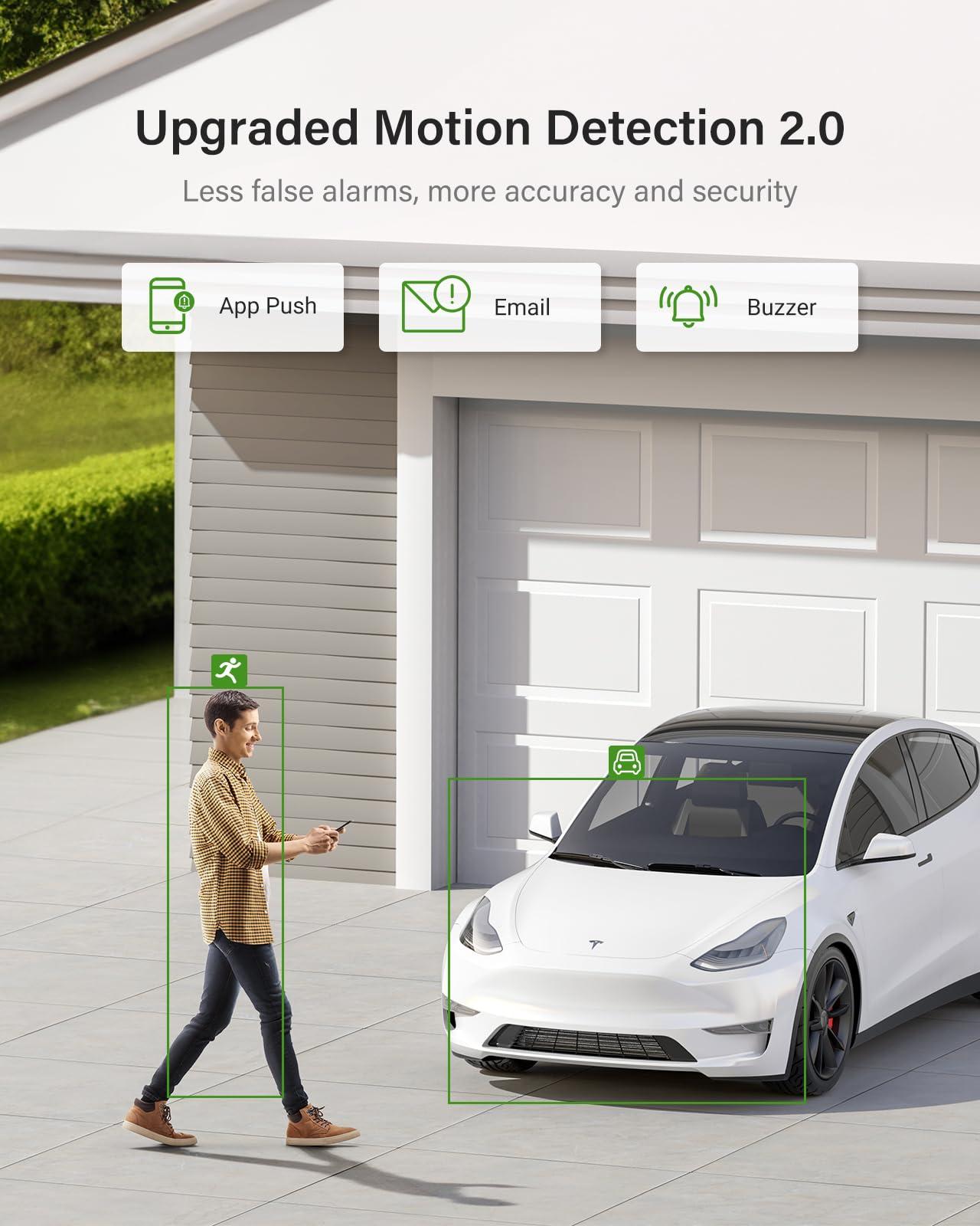 ANNKE ANNKE 8 Channel Security Camera System, 3K Lite DVR Recorder with 1TB eSSD, 8X 2MP IP66 Wired Black Cams, 3.6mm Lens, 100ft Night Vision, AI Motion Detection, Easy Remote Access, Smart Playback