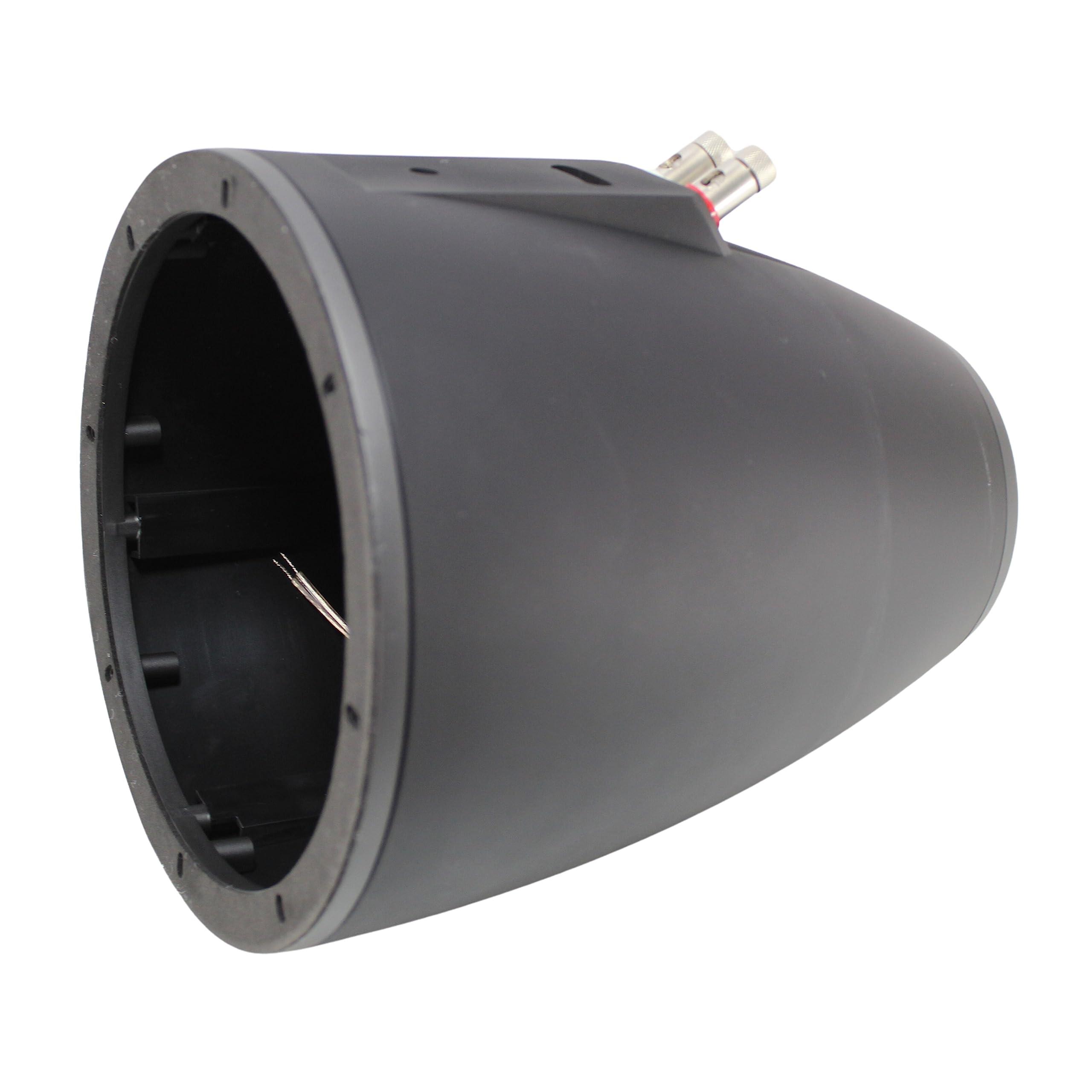 Audiopipe Audiopipe APMP-800ETW 8-Inch Compact Multi Purpose Directional Stereo Speaker Enclosure for Car Audio, Marine, UTV, and ATV Sound System, Black (Pair)