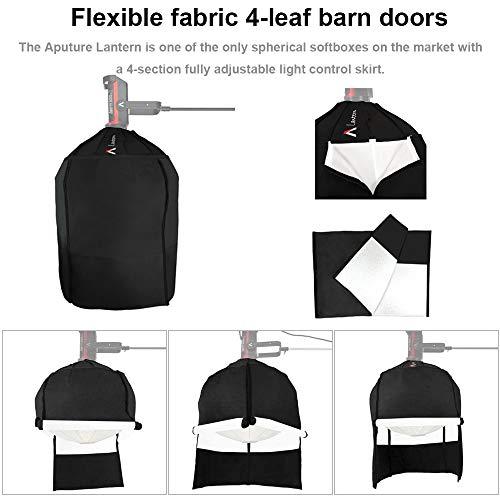 Aputure Aputure Lantern Softbox Soft Light Modifier,26inch, Quick-Setup Quick-Folding Aputure Space Light Upgraded for Aputure 300D Mark II 120D 120T 120D Mark II 300X and Other Bowens Mount Light