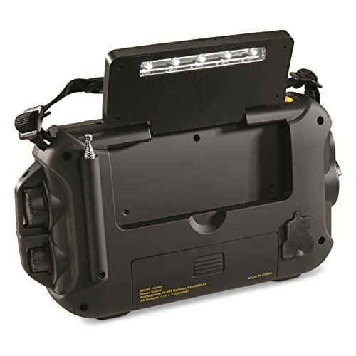 HQ ISSUE HQ ISSUE Digital Multi-Band Solar Powered, Weather Radio and Emergency Radio with Emergency Light Olive Drab