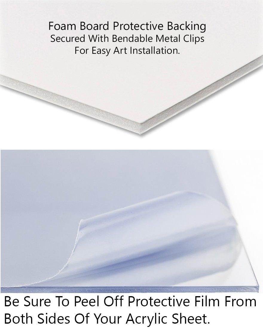 Poster Palooza 40x16 Contemporary Bronze Complete Wood Panoramic Frame with UV Acrylic Plexiglass, Foam Board Backing & Hardware Included