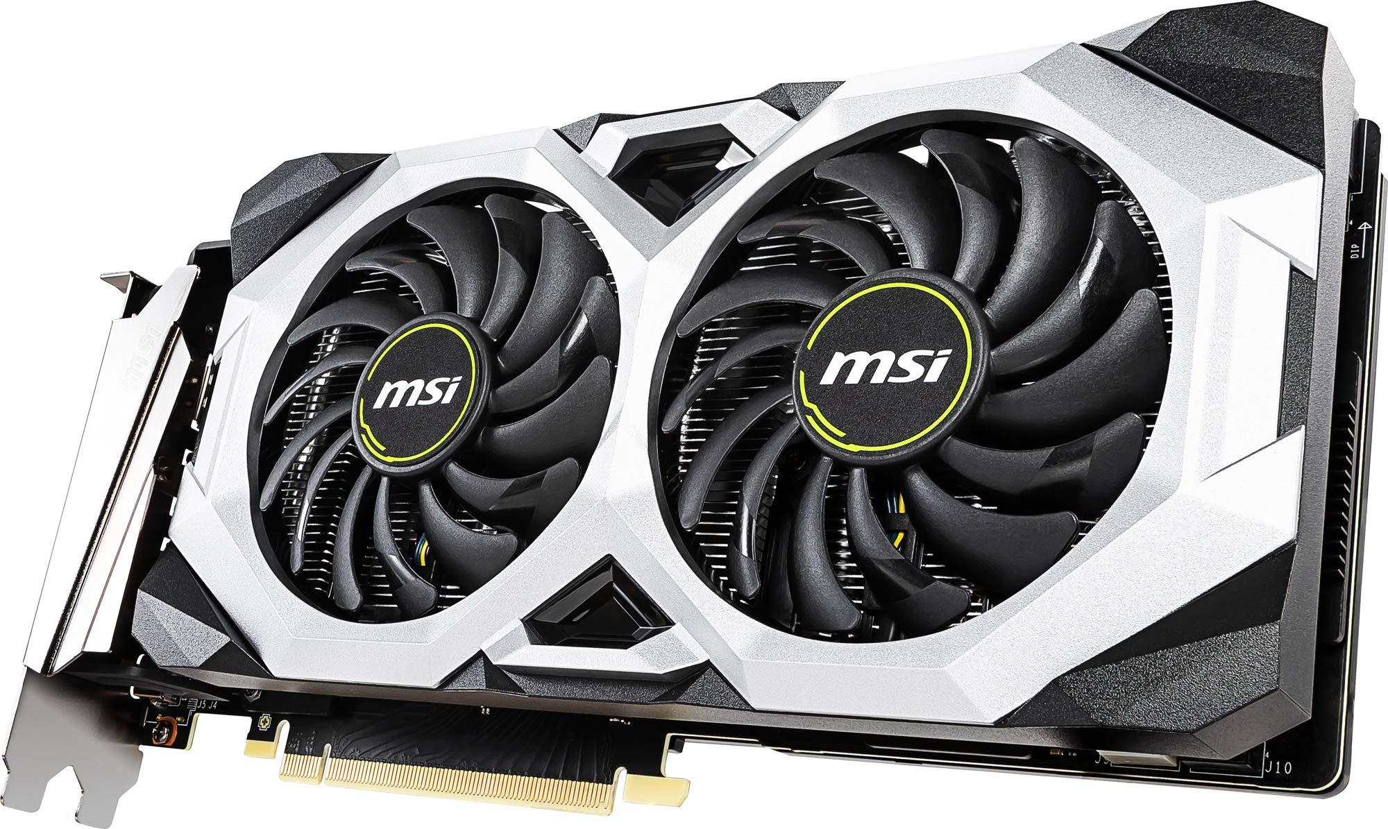 MSI MSI Gaming GeForce RTX 2070 Super 8GB GDRR6 256-bit HDMI/DP NVLink Torx Fan Turing Architecture Overclocked G-SYNC Graphics Card (RTX 2070 SUPER VENTUS GP OC)