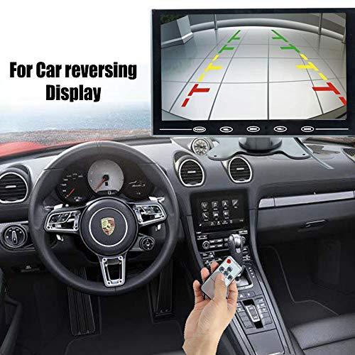 CAMECHO CAMECHO 9 Inch LCD Monitor HD Color Screen, 2 Video Input/HDMI/VGA, Support Car Backup, Mini PC Display, CCTV, Home Security, with Remote Control