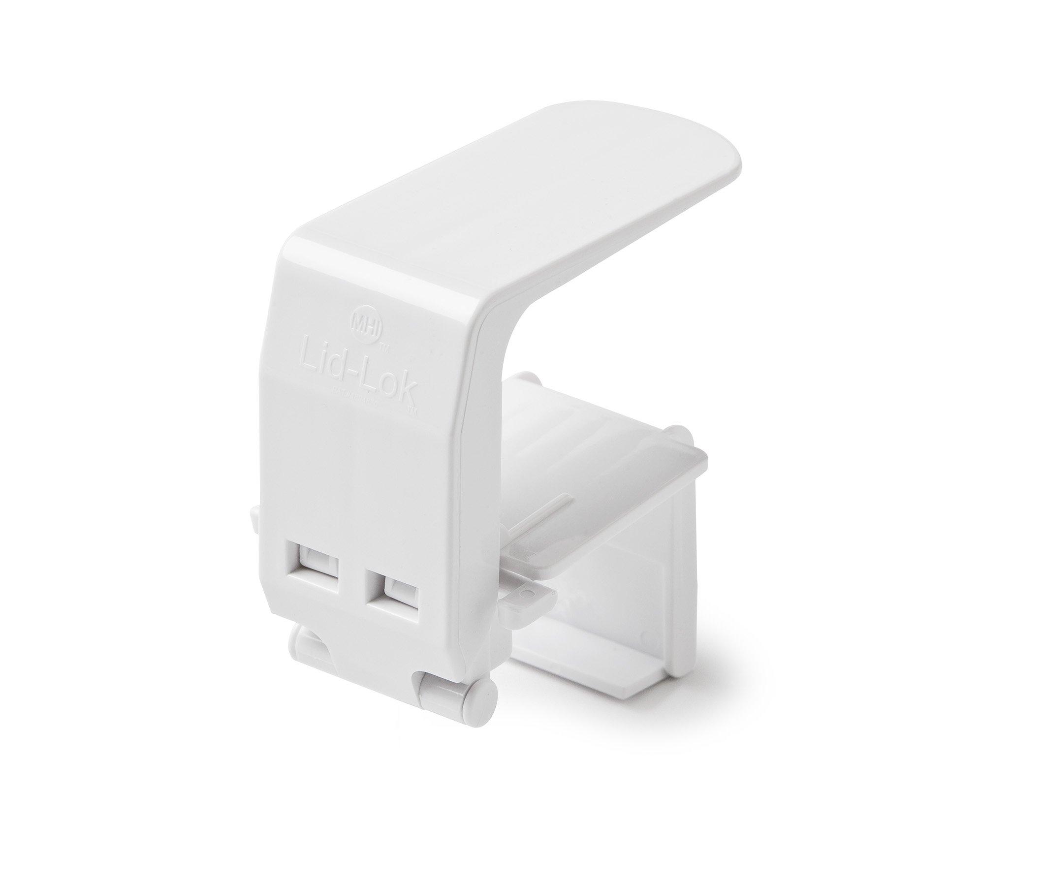 Mommy's Helper Mommy's Helper Lid-Lok Toilet Seat Safety Latch, White, 1-Pack