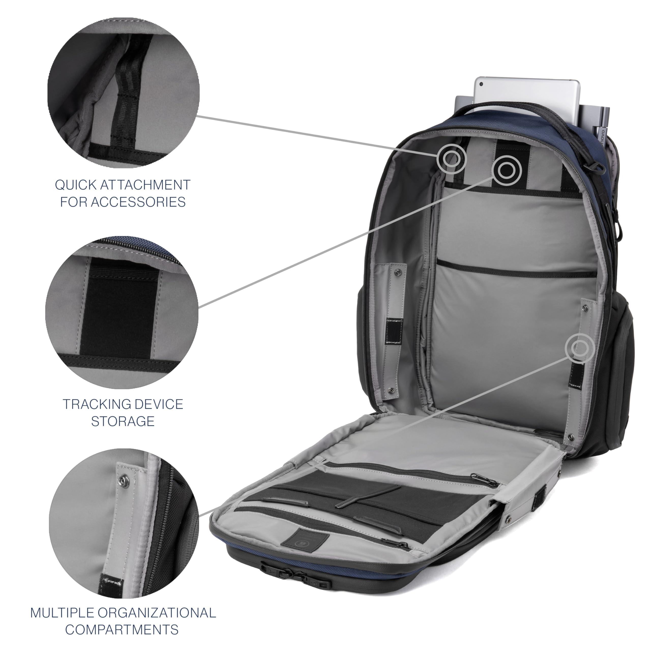 Travelpro Travelpro Altitude Large Expandable Travel Laptop Backpack 30-36L, 16 Inch Laptop, Water Resistant, Work, Business, Men and Women, Aviator Navy