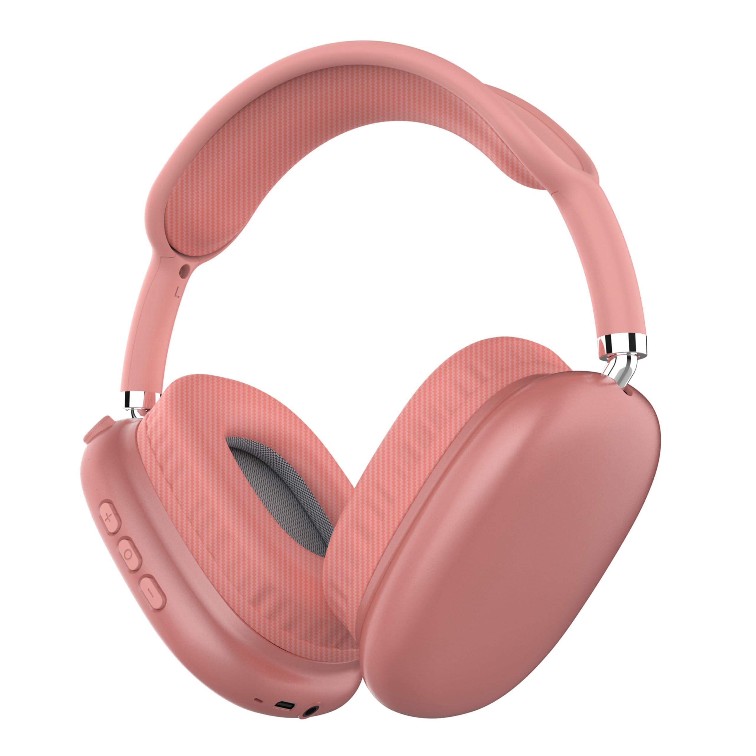 Supersonic IQ Sound IQ-170BT High Performance Wireless Bluetooth Headphones with 10m Range, FM Radio, Hands-Free Mic, Swivel Design, Soft Earpads, 3.5mm AUX Output Compatible with PC and Phones (Rose Gold)