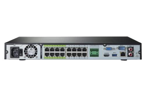 Lorex Lorex N4K3SD-168WB-1 4K Smart Deterrence 16 Channel Surveillance System w/ N863A63B 4K 3TB Fusion NVR and 8 E892AB 4K Smart Deterrence Bullet Cameras