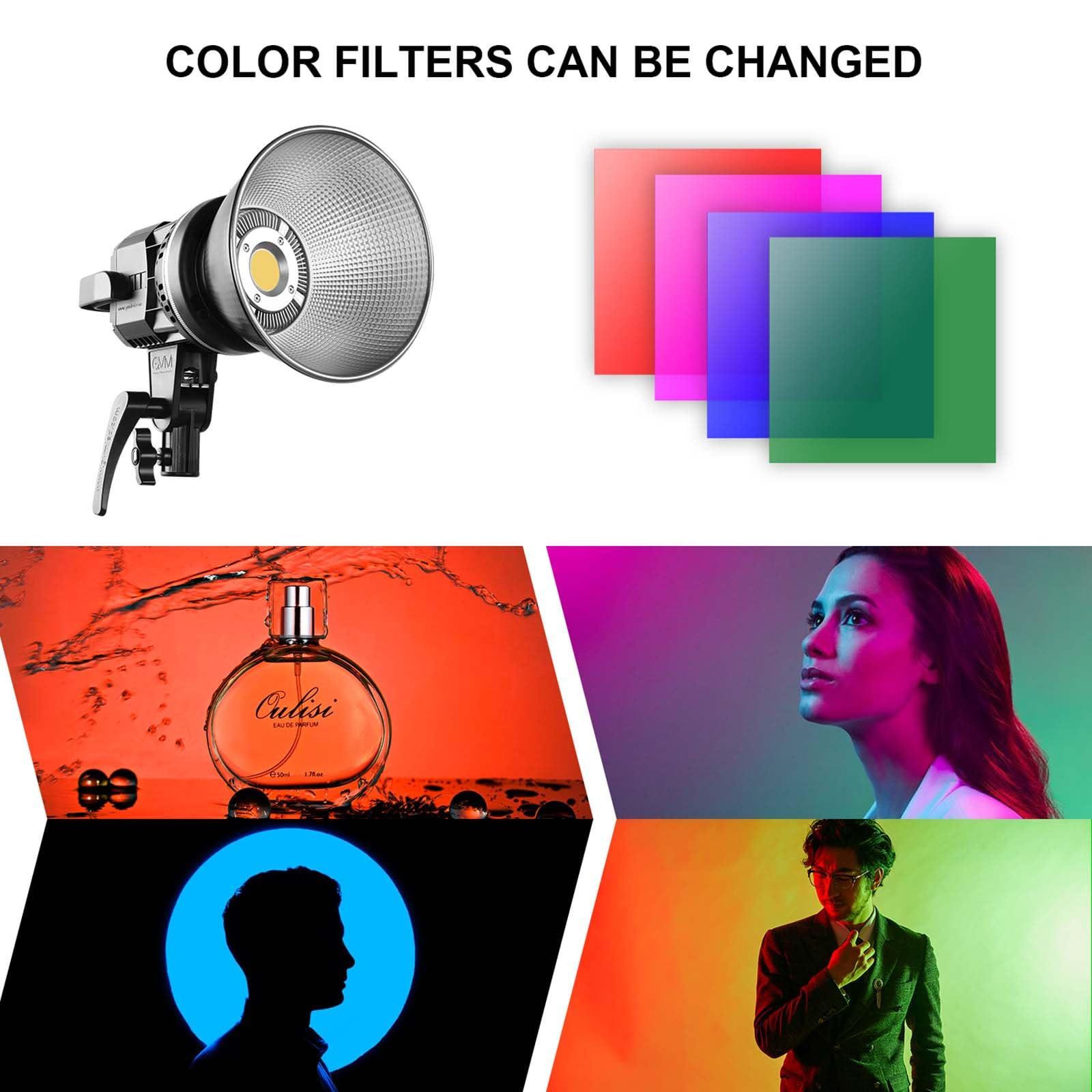 GVM Great Video Maker GVM 80W Video Light with Bowens Mount 2PCS LED Continuous Video Light with Tripod Continuous Output 13000Lux@0.5m Daylight Photography Lighting for Studio YouTube Video Recording Outdoor Shoot