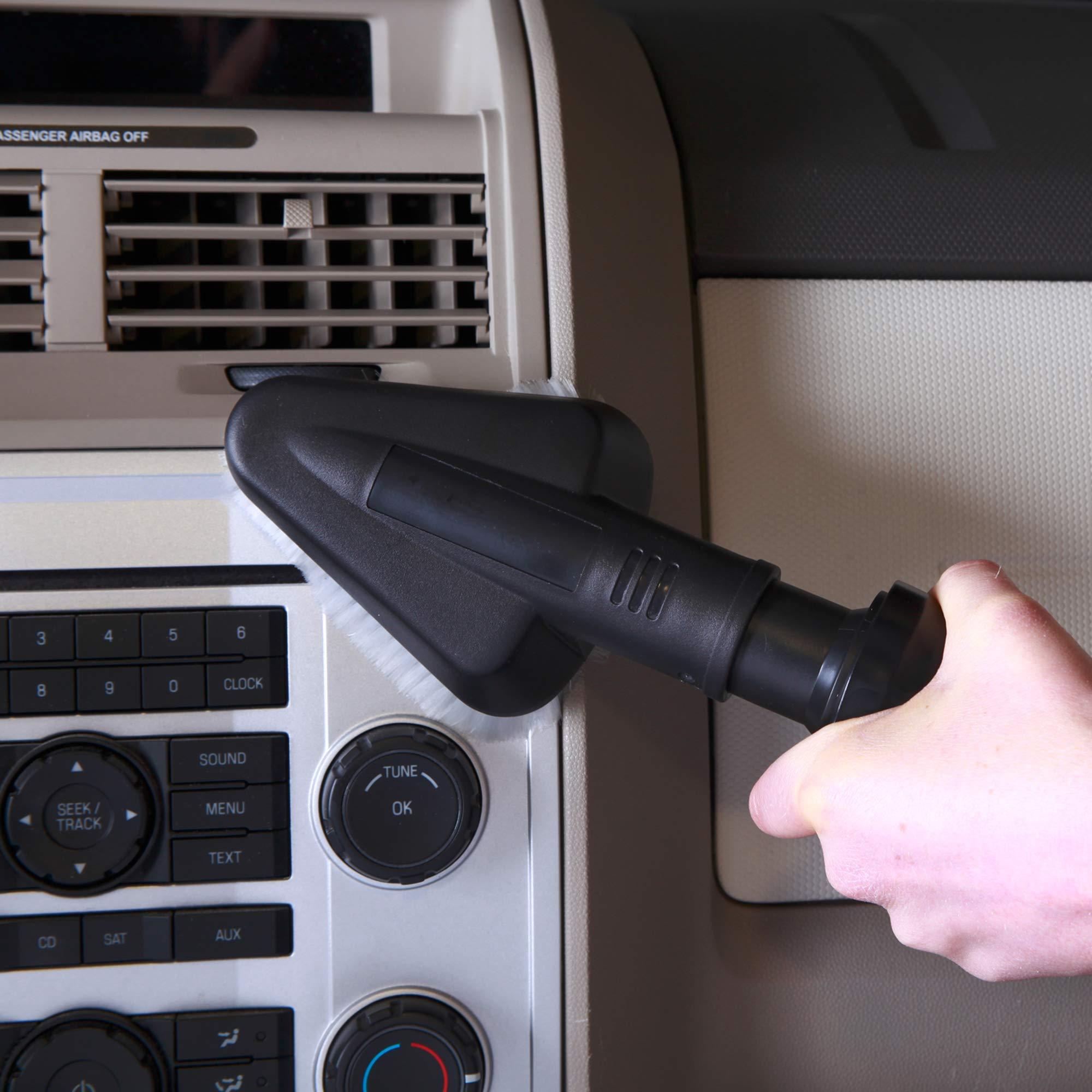 WORKSHOP Wet/Dry Vacs WORKSHOP Wet/Dry Vacs Vacuum Accessories WS25052A Car Cleaning Kit for Wet Dry Vacuum Cleaners, 1-1/4-inch Shop Vacuum Attachments with 2-1/2-inch Hose Adapter, Designed for Automotive Detailing