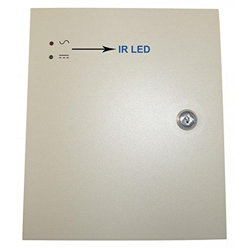 Evertech Evertech 9 Channel Power Distribution Box for Security Camera with Key Lock 12V DC 5A Ampere Auto Reset w/CCTV Sign