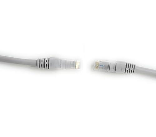 QualGear QualGear QG-CAT6R-CCA-75FT-GRY CAT 6 High Speed Internet and Ethernet Cable for Home and Office Use - 24 AWG, Up to 1 Gbps, 250MHz, Gold Plated Contacts, RJ45, CCA, Gray - 75ft