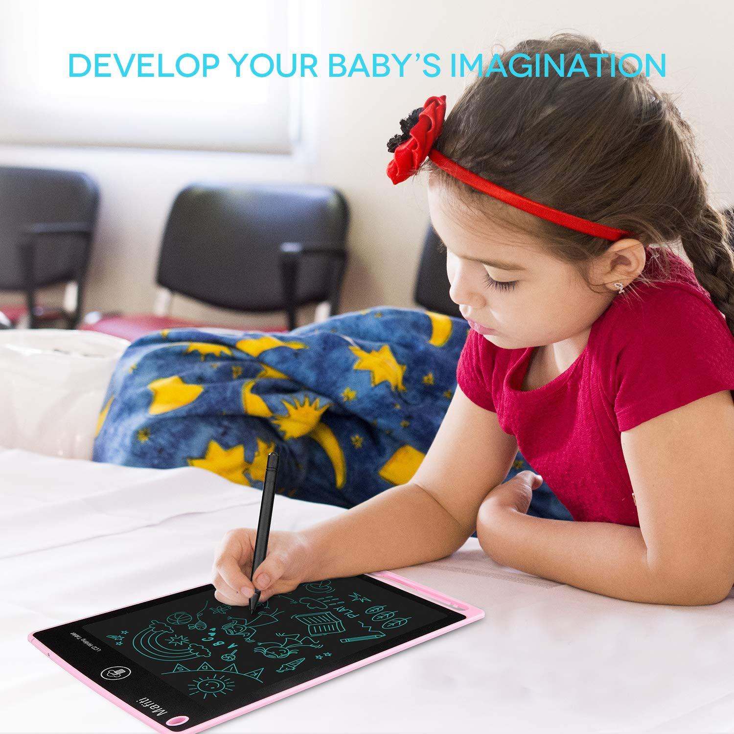 mafiti Mafiti LCD Writing Tablet 8.5 Inch Electronic Writing Drawing Pads Portable Doodle Board Gifts for Kids Toys for Girls Pink