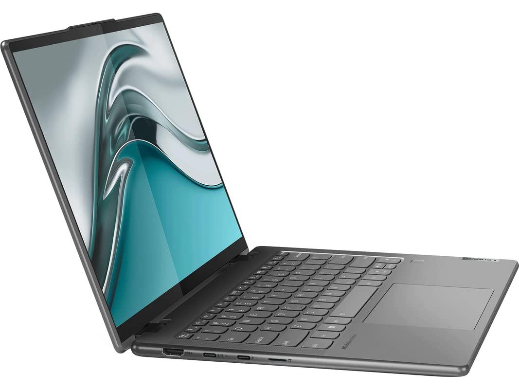 Lenovo Lenovo 2022 Yoga 7i 14" 2.2K Touch 2-in-1 Laptop, Intel Evo Platform Core i5-1235U, 8GB RAM, 2TB PCIe SSD, Iris Xe Graphics, Backlit Keyboard, Fingerprint Reader, Win 11, Grey, 32GB USB Card (Renewed)