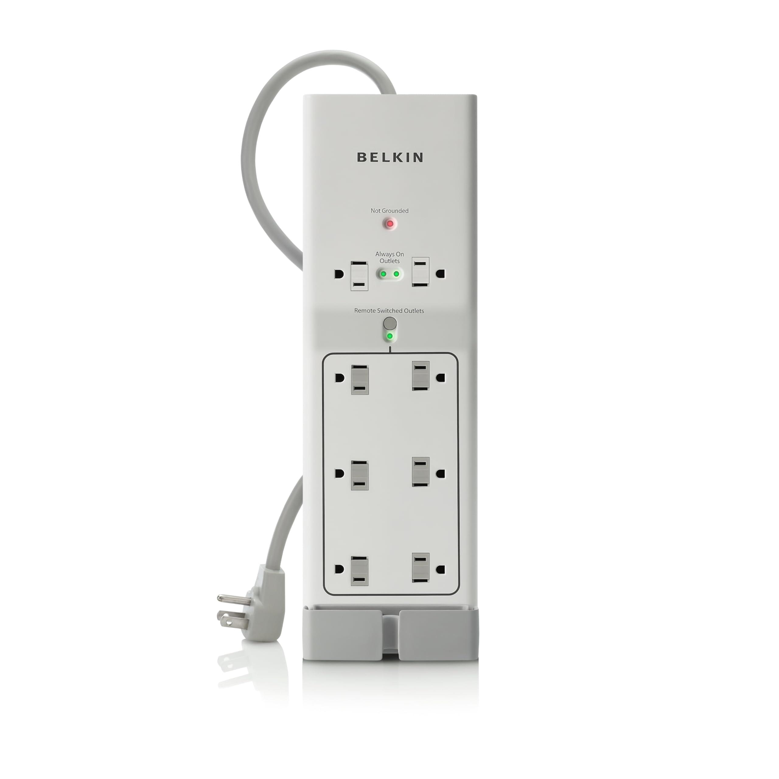 Belkin Belkin 8-Outlet Conserve Switch Surge Protector, 4ft Cord and Remote, White