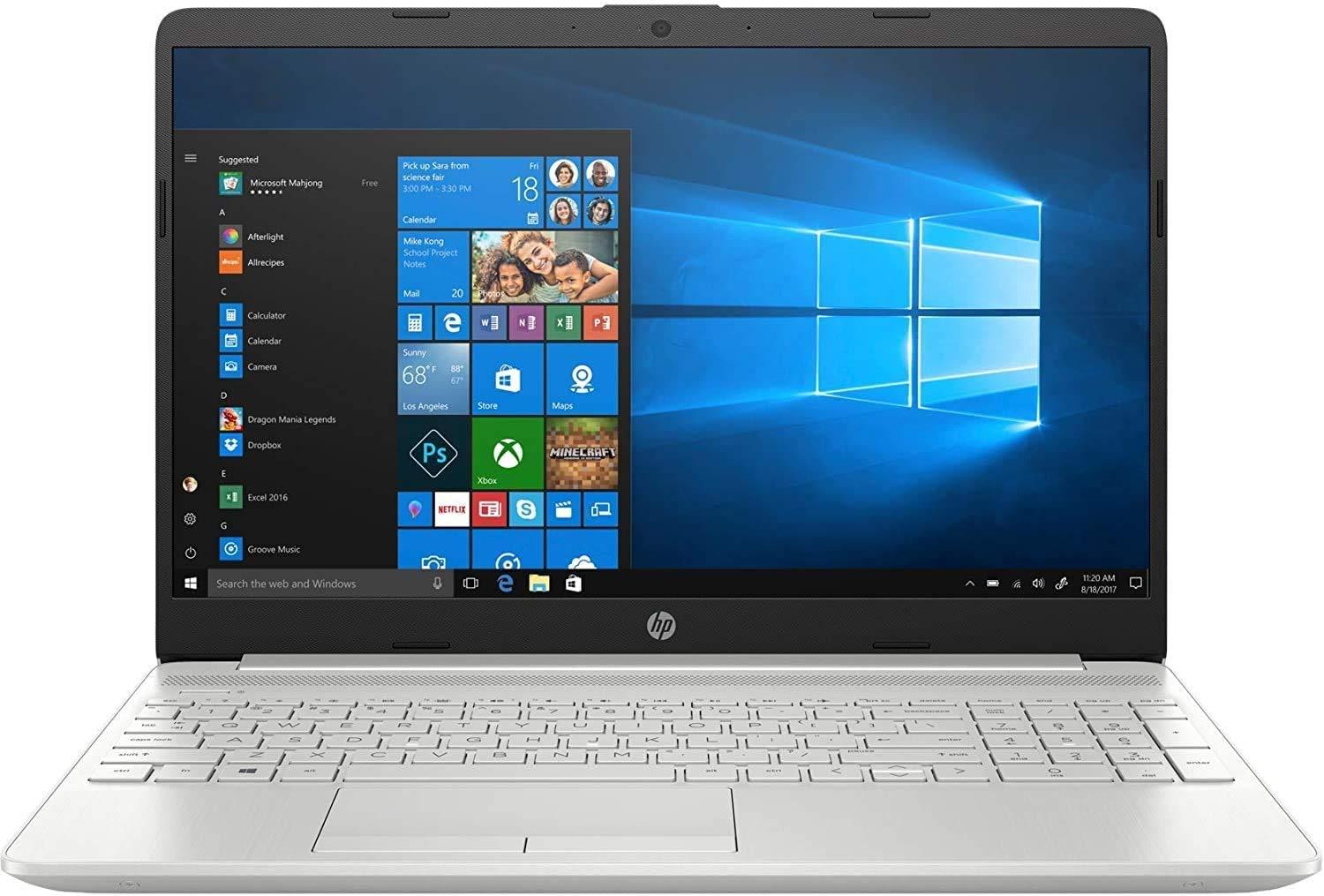 HP HP 15 Laptop, 15.6\" HD Touchscreen, Intel Core i5-1135G7 Processor 2.4GHz to 4.2GHz, 16GB DDR4 RAM, 512GB PCIe SSD+1TB HDD, Webcam, Backlit Keyboard, HDMI, RJ-45, Windows 10 Home, Silver, KKE Mousepad