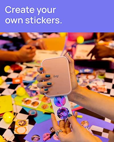 Canon Canon Ivy 2 Mini Photo Printer, Print from Compatible iOS & Android Devices, Sticky-Back Prints, Pure White