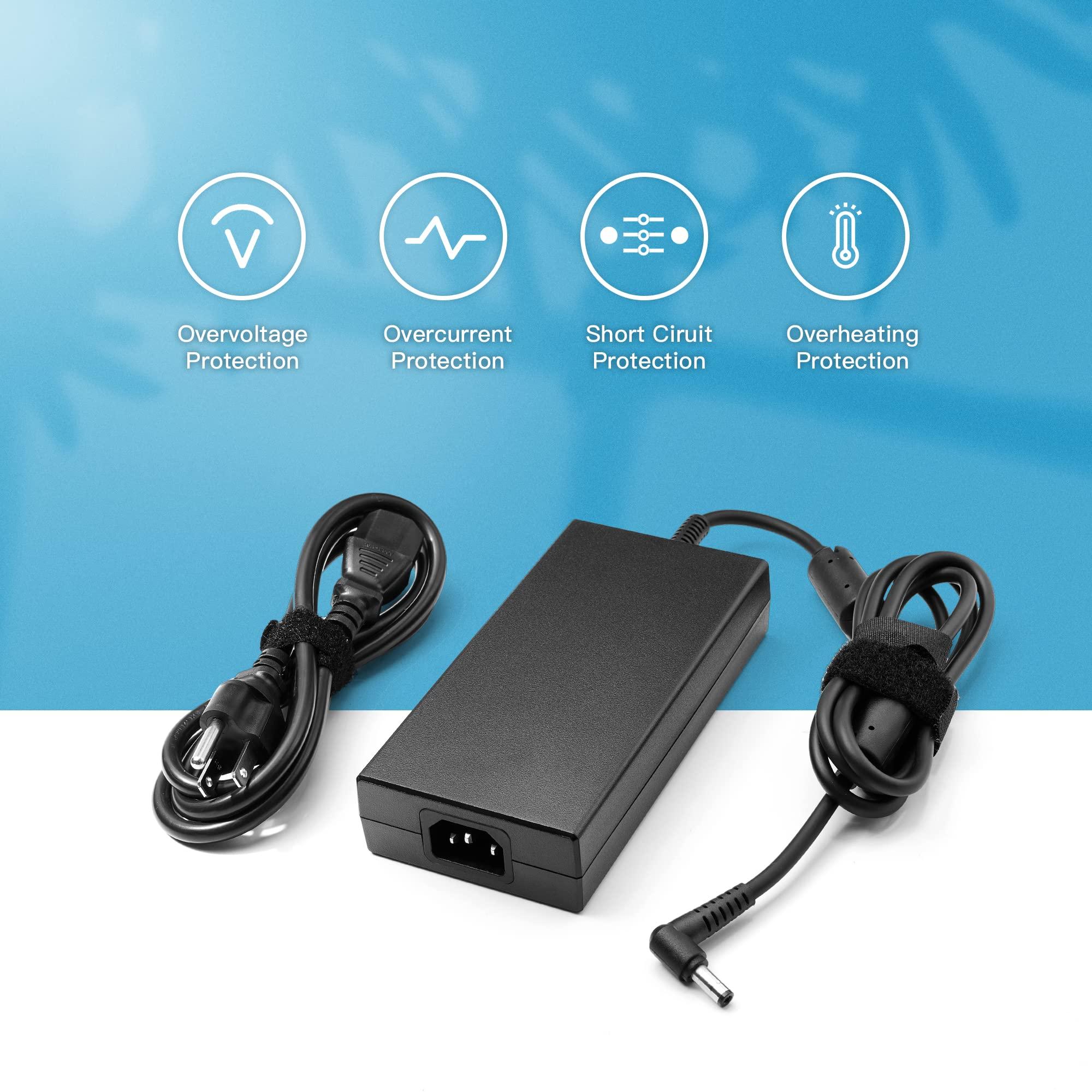 HNHTKJ 230W Gigabyte Laptop Charger for Gigabyte Aero 14 15 16 17 Gigabyte Aorus 5 15 15G 15P 17 17G, A17-230P1A A12-230P1A Aero Gigabyte Power Supply