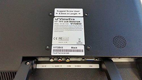 ViewEra ViewEra V172SV2-B TFT LCD Gaming Monitor 17" Screen Size, VGA, Composite (RCA) Video, S-Video, Resolution 1280 x 1024, Brightness 250 cd/m2, Contrast Ratio 1000:1, Response Time 5ms, Built-in Speaker