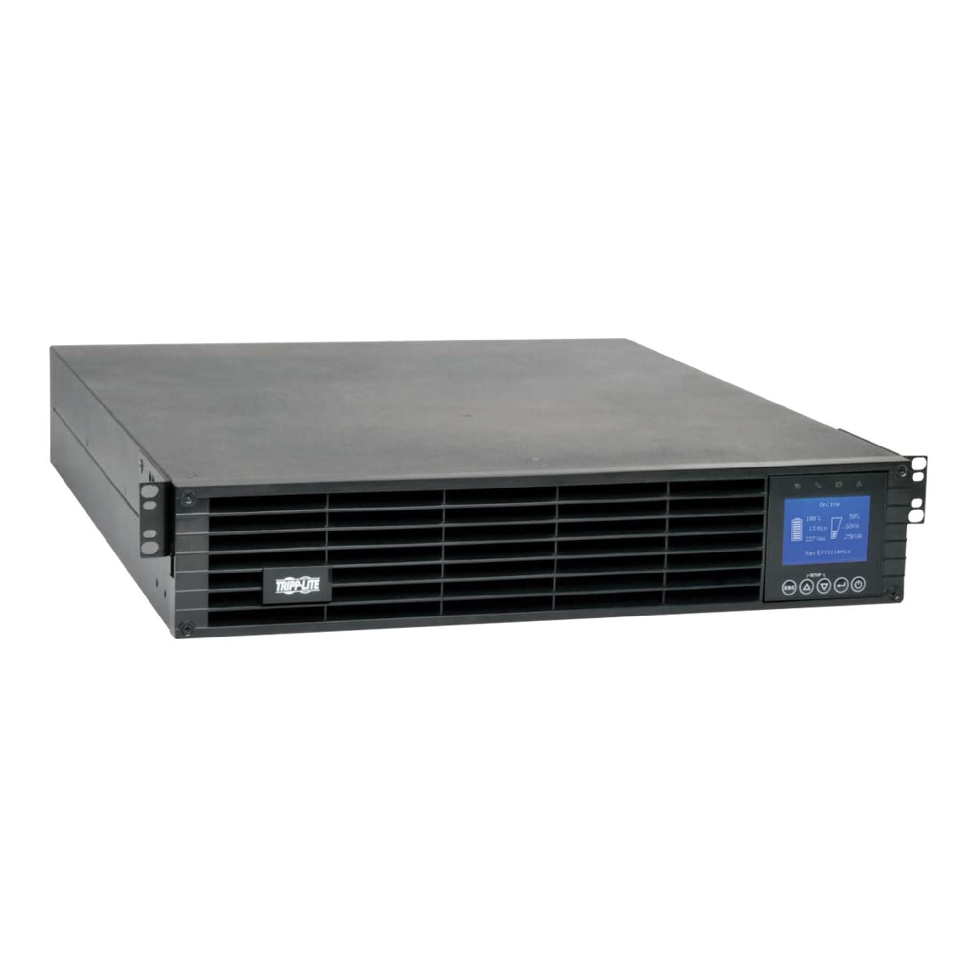 Tripp Lite Tripp Lite - SUINT1000LCD2UN - Tripp Lite UPS Smart Online 1000VA 900W 208/230V LCD USB DB9 WEBCARDLX 2URM - 2U Rack-mountable - 4.10 Hour Recharge - 4.70 Minute Stand-by - 230 V AC Input - 200 V AC,
